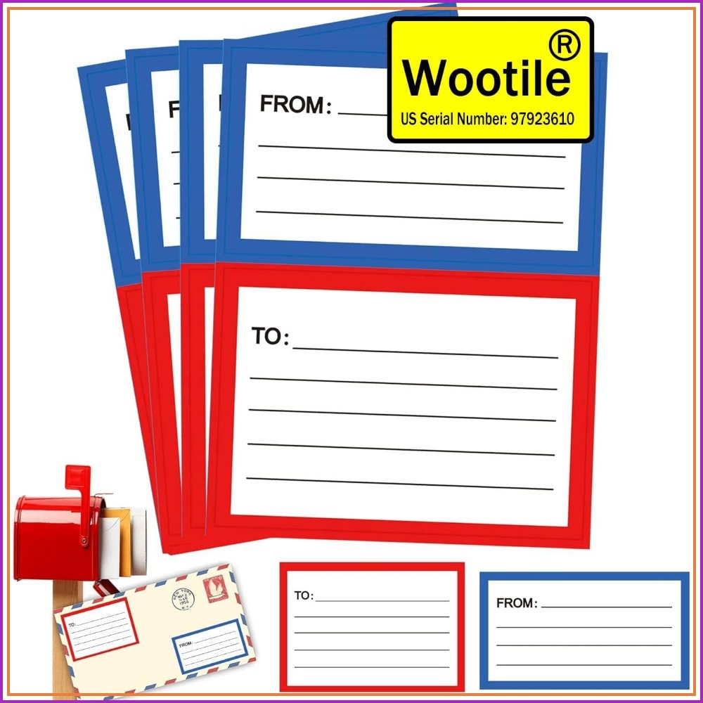 Address Home Office - Blank To/From Mailing Labels 60 Sheets,