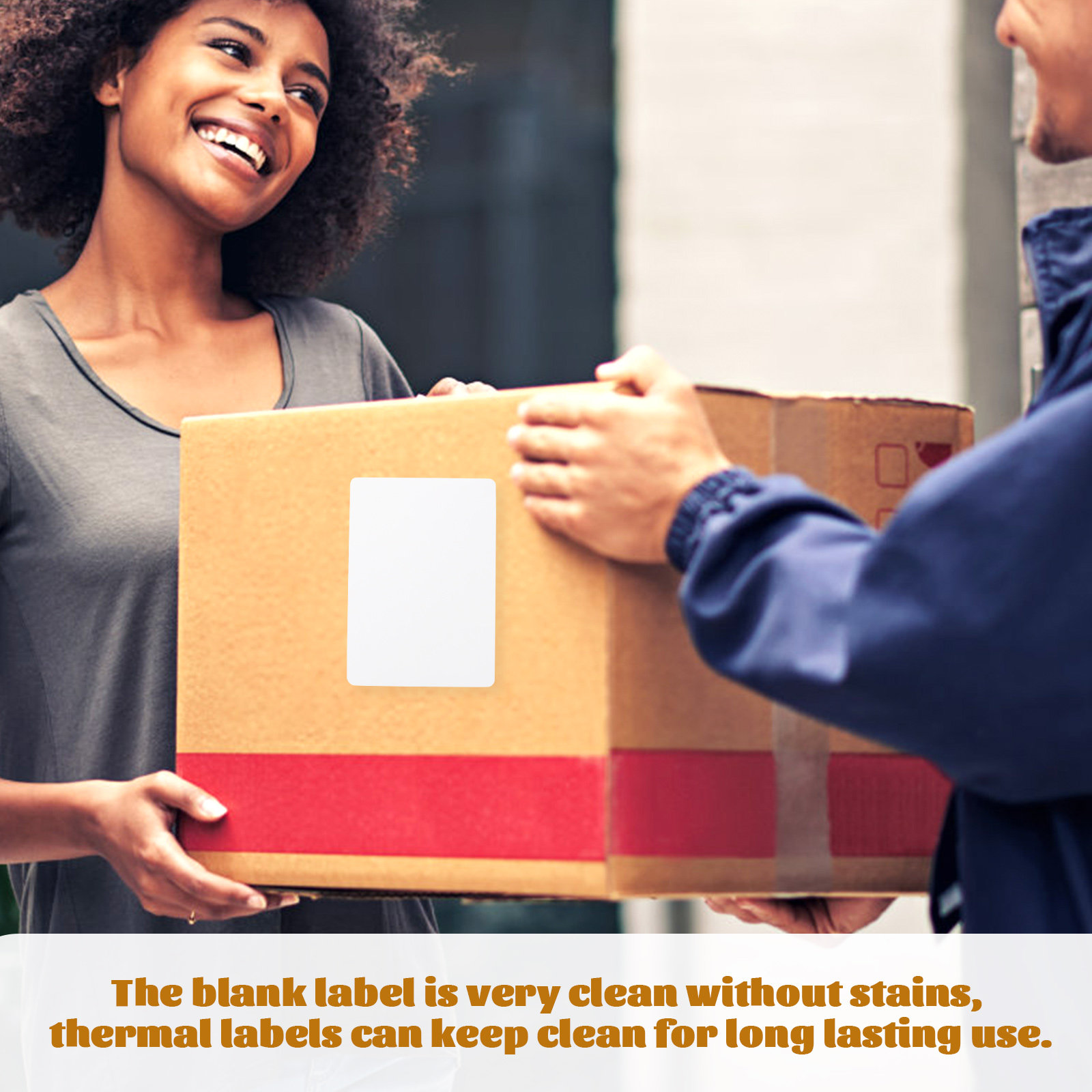 Address Home Office - 1 Roll White Thermal Labels Self