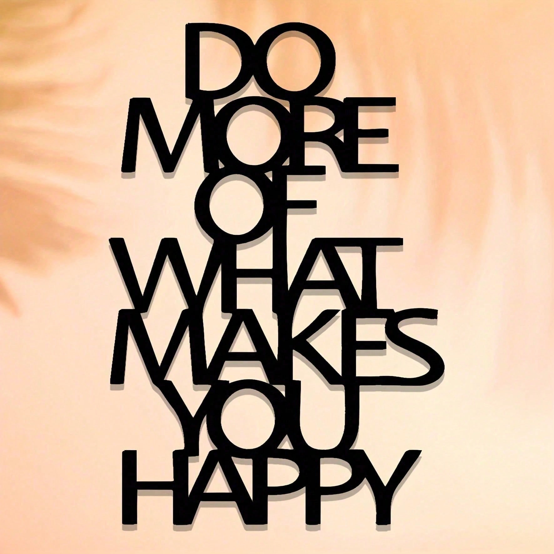 Home Office Room Inspiration - Motivational Metal Wall Art, Inspirational Sign