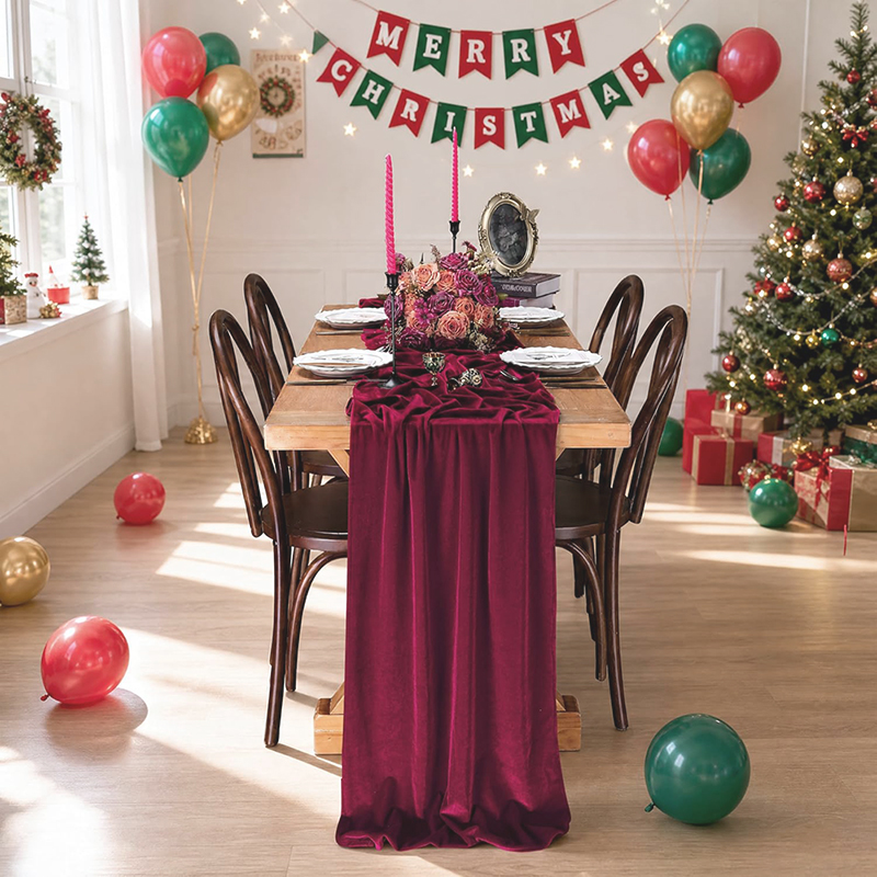Velvet Table Runner Soft Luxur - Home Office News 评论和价格