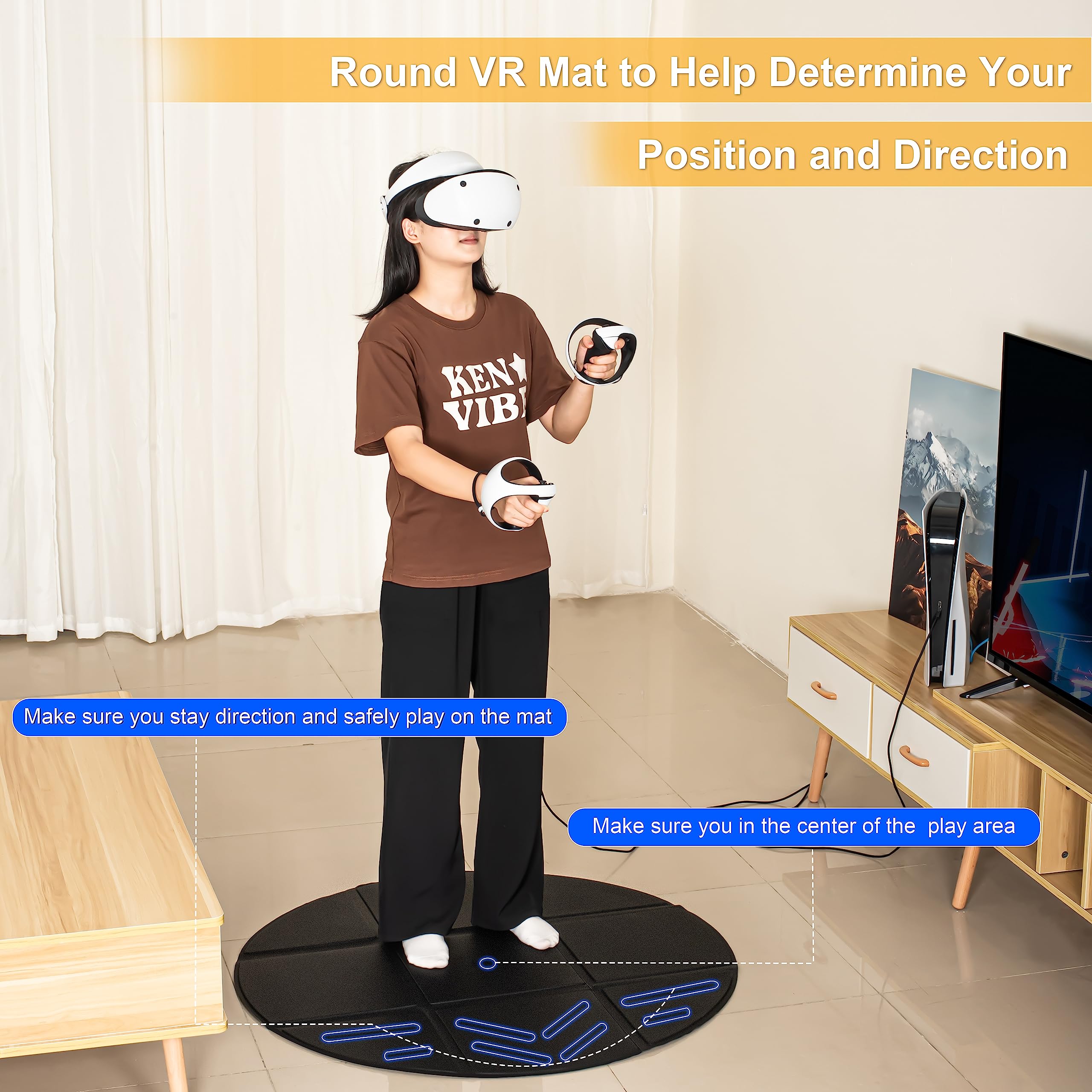 Foldable VR Mat for Meta Quest - Anti Fatigue Mat 评论和价格