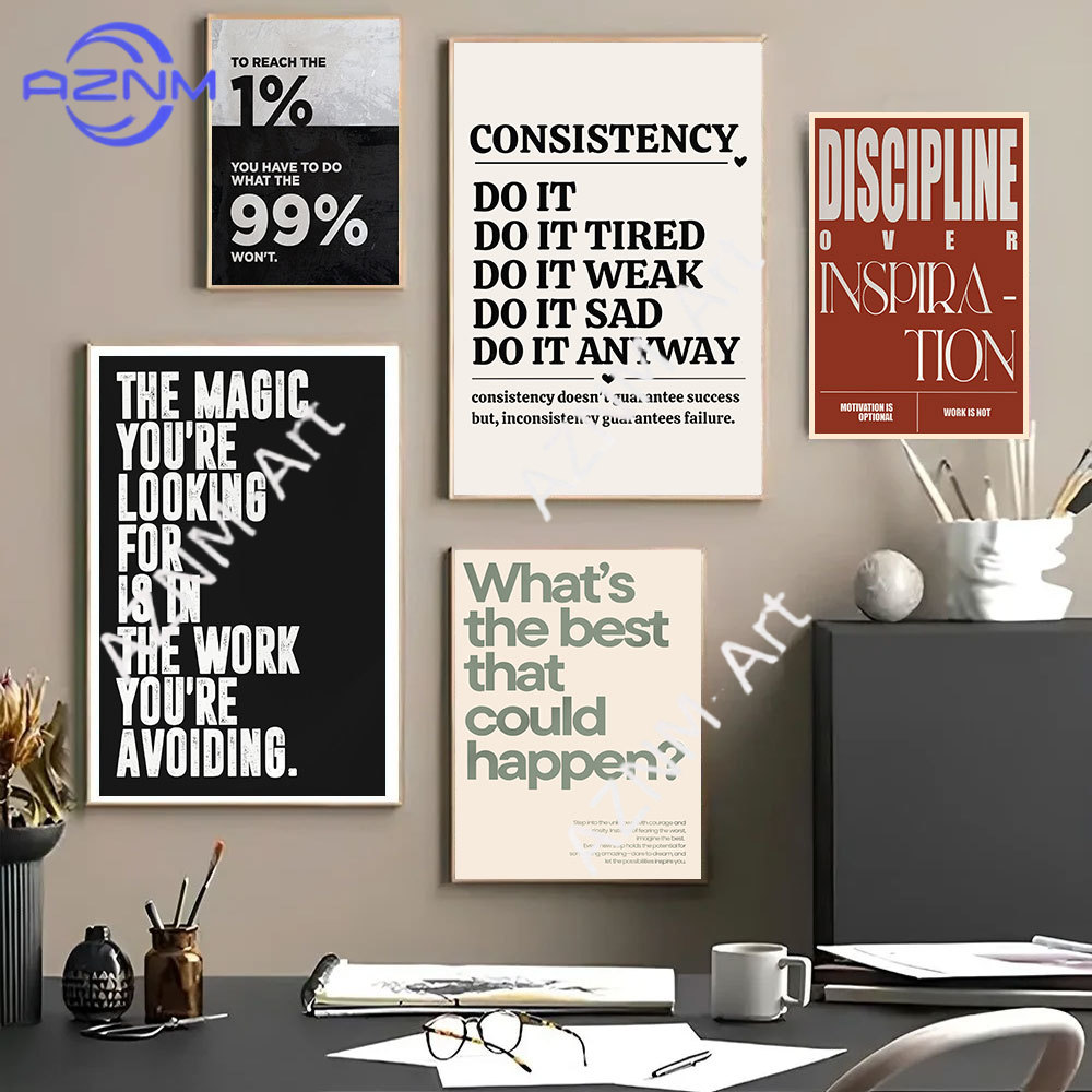 Minimalist Motivational Quotes - Home Office Room Inspiration 评论和价格