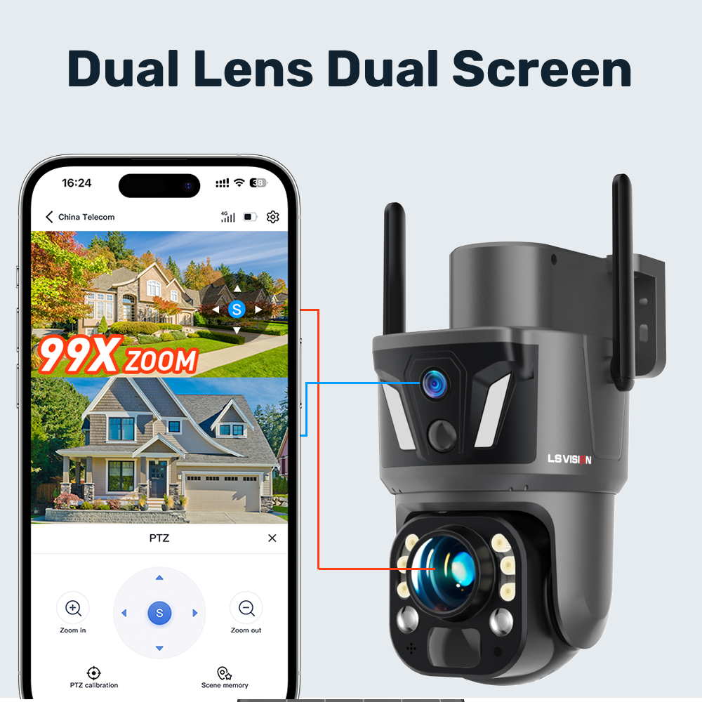 LS VISION 4K 8MP Outdoor Home  - Home Office Zoom 评论和价格