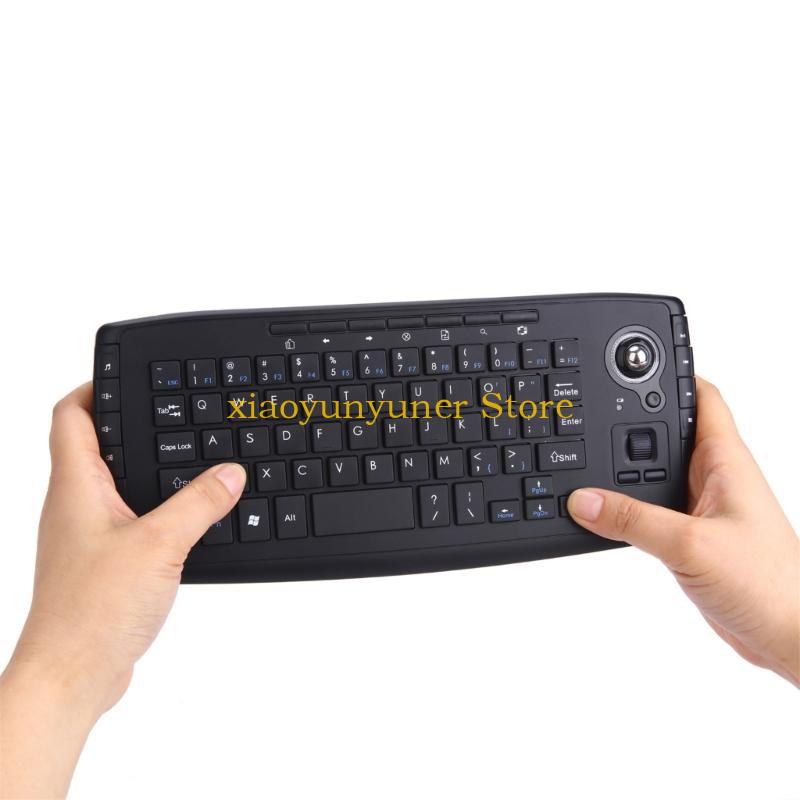 Trackball Wireless 2.4G Keyboa - English Home Office 评论和价格