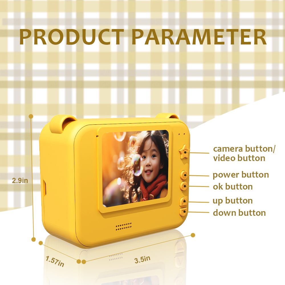 Kids Instant Print Camera 1080 - Home Office Zoom 评论和价格