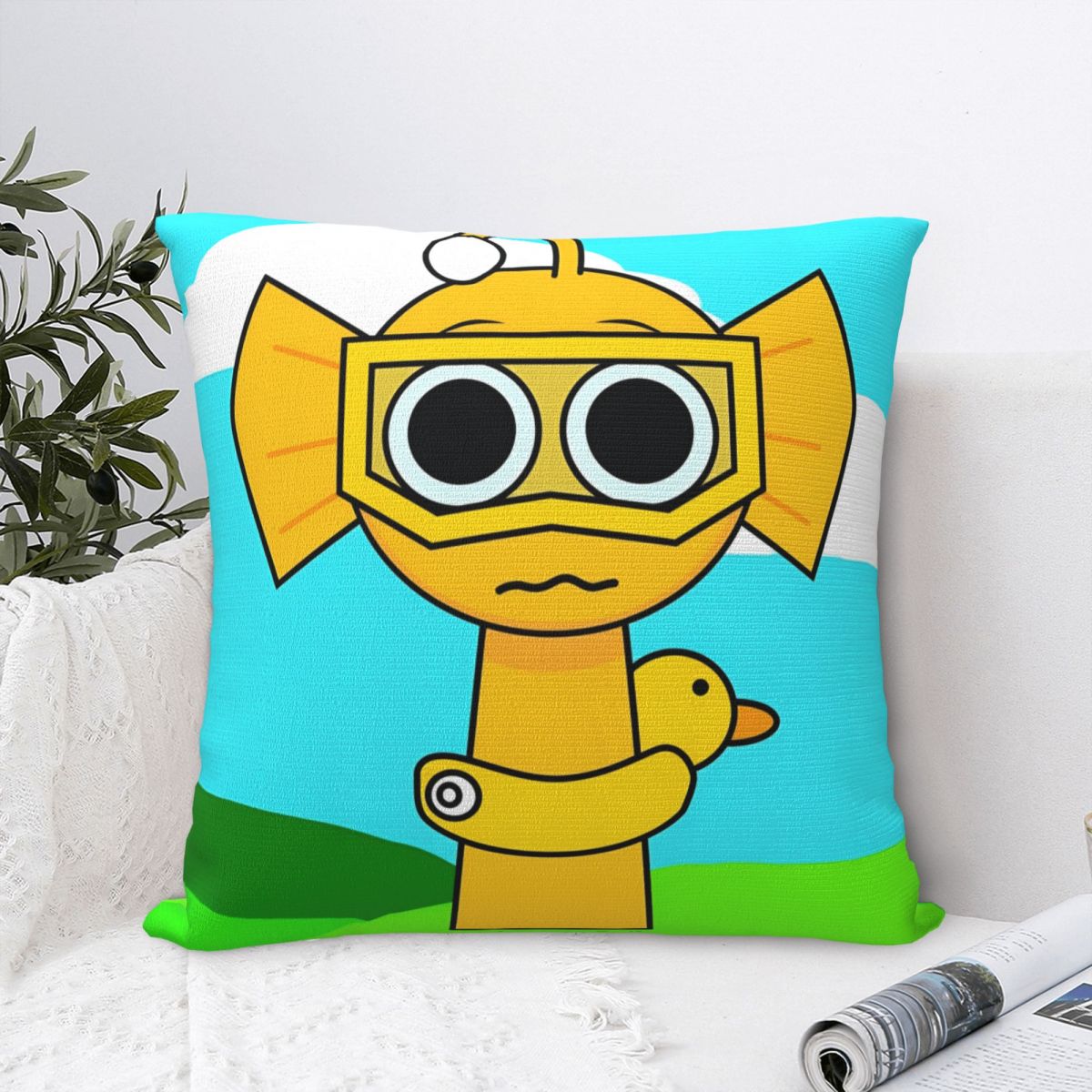 S-Sprunki Game Pillow Case 202 - Home Office News 评论和价格