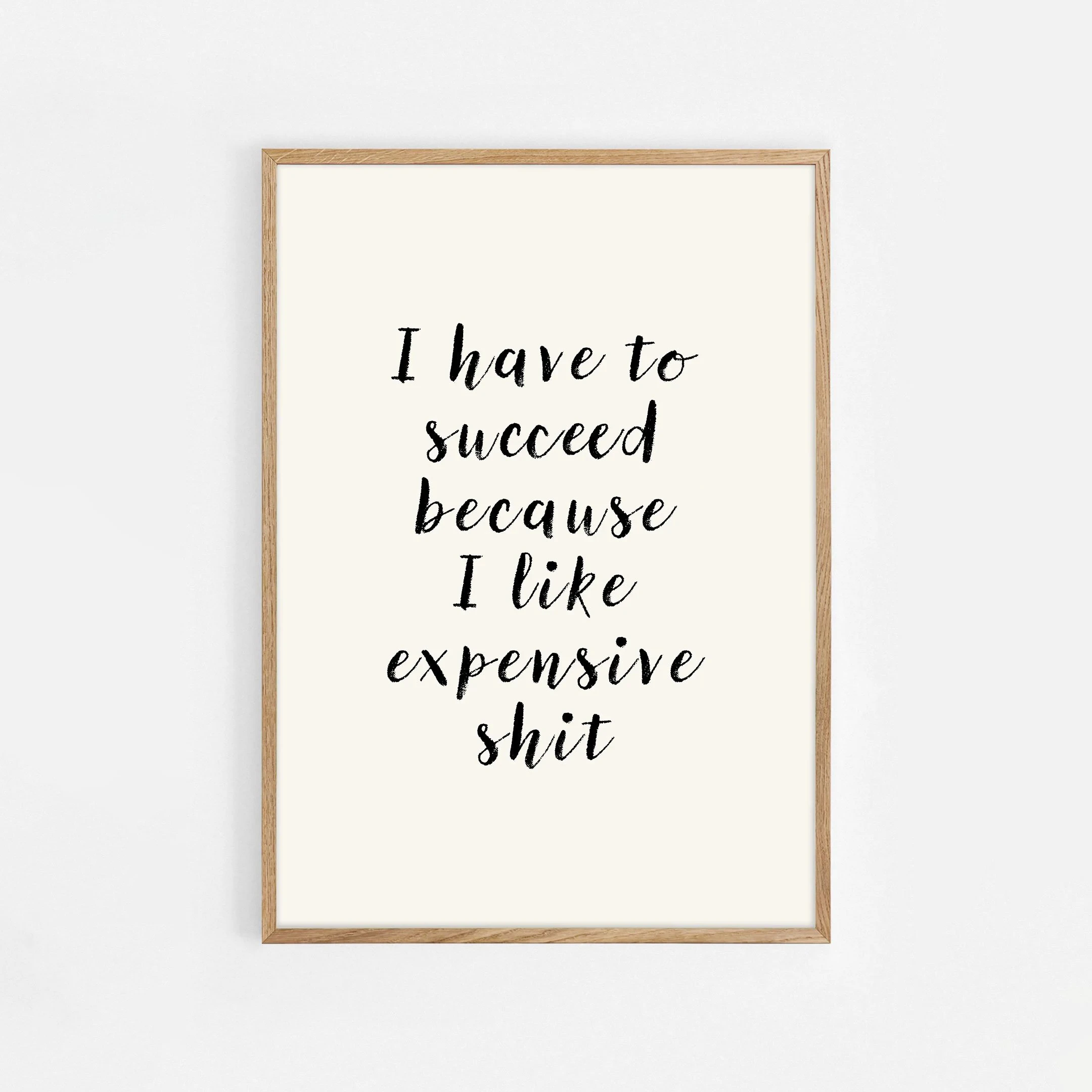 Motivational Goals Funny Quote - Home Office Room Inspiration 评论和价格
