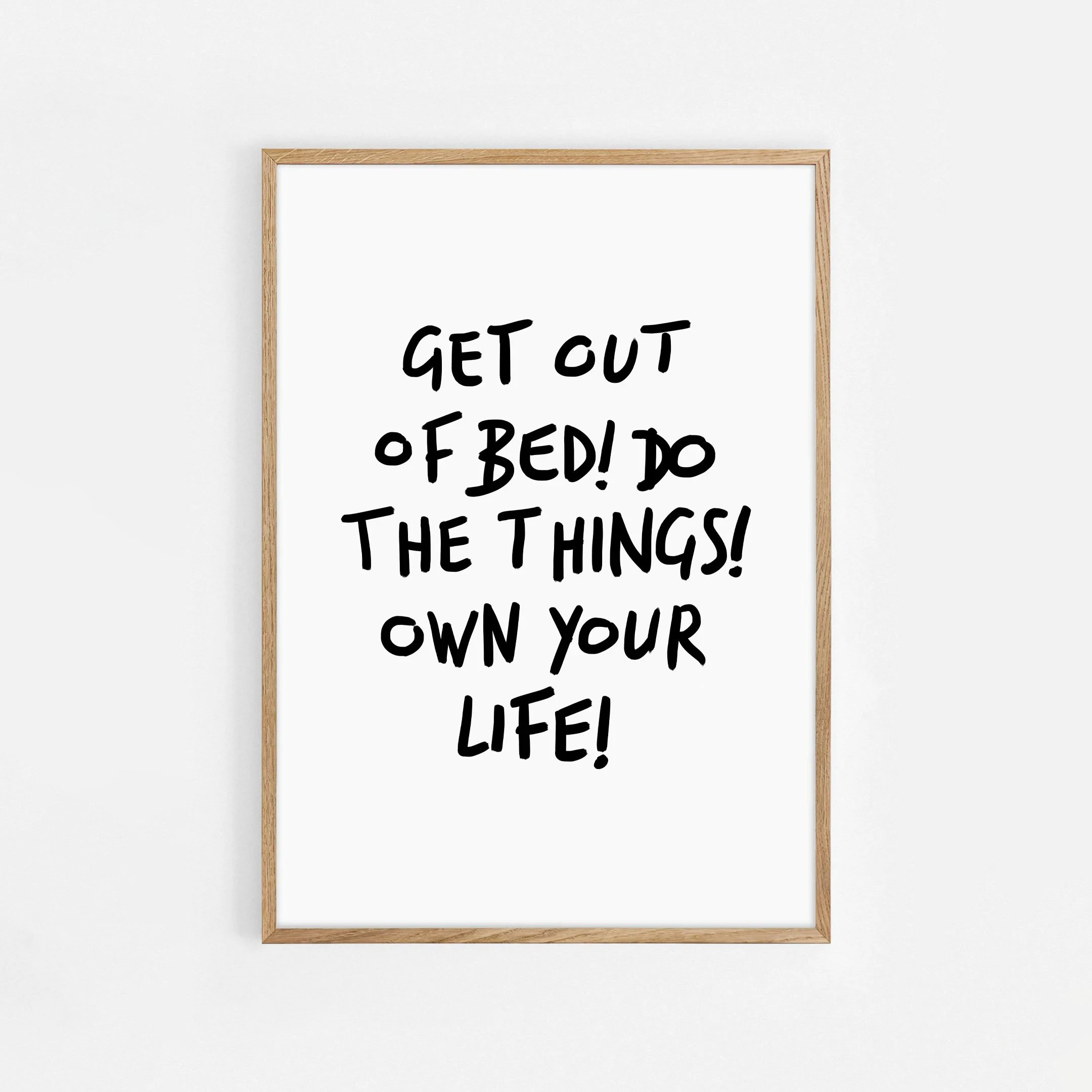 Motivational Goals Funny Quote - Home Office Room Inspiration 评论和价格