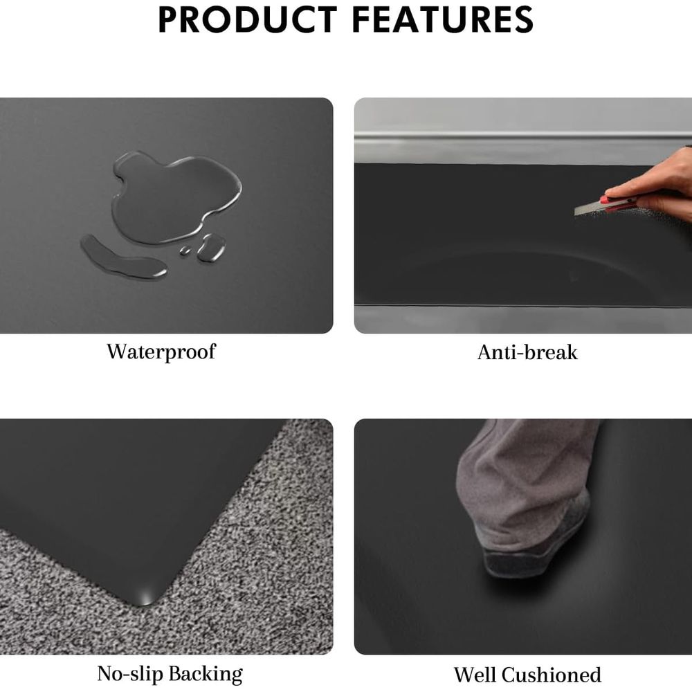 Anti-Fatigue 2-Piece Chair Mat - Anti Fatigue Mat 评论和价格