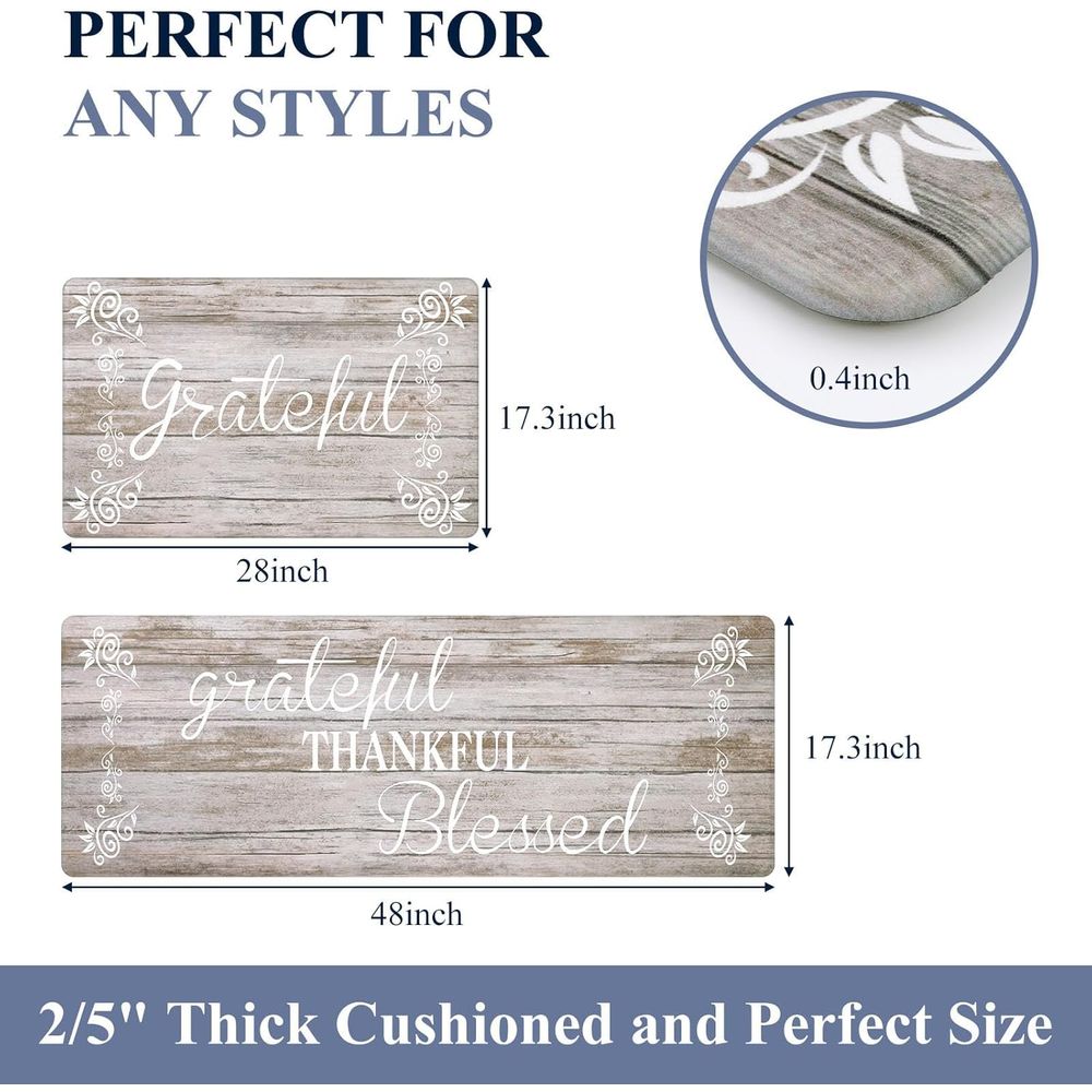 Anti-Fatigue Kitchen Mat Set o - Anti Fatigue Mat 评论和价格