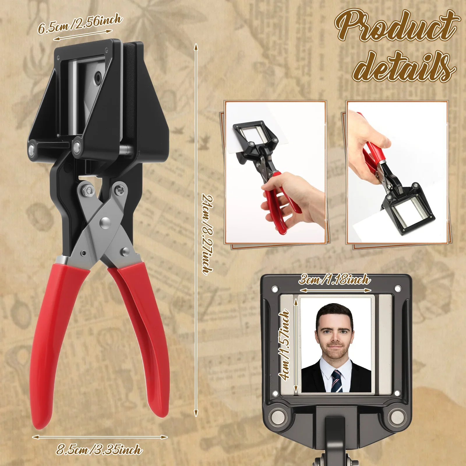 Handheld Passport Photo Cutter - Home Office For Passport 评论和价格