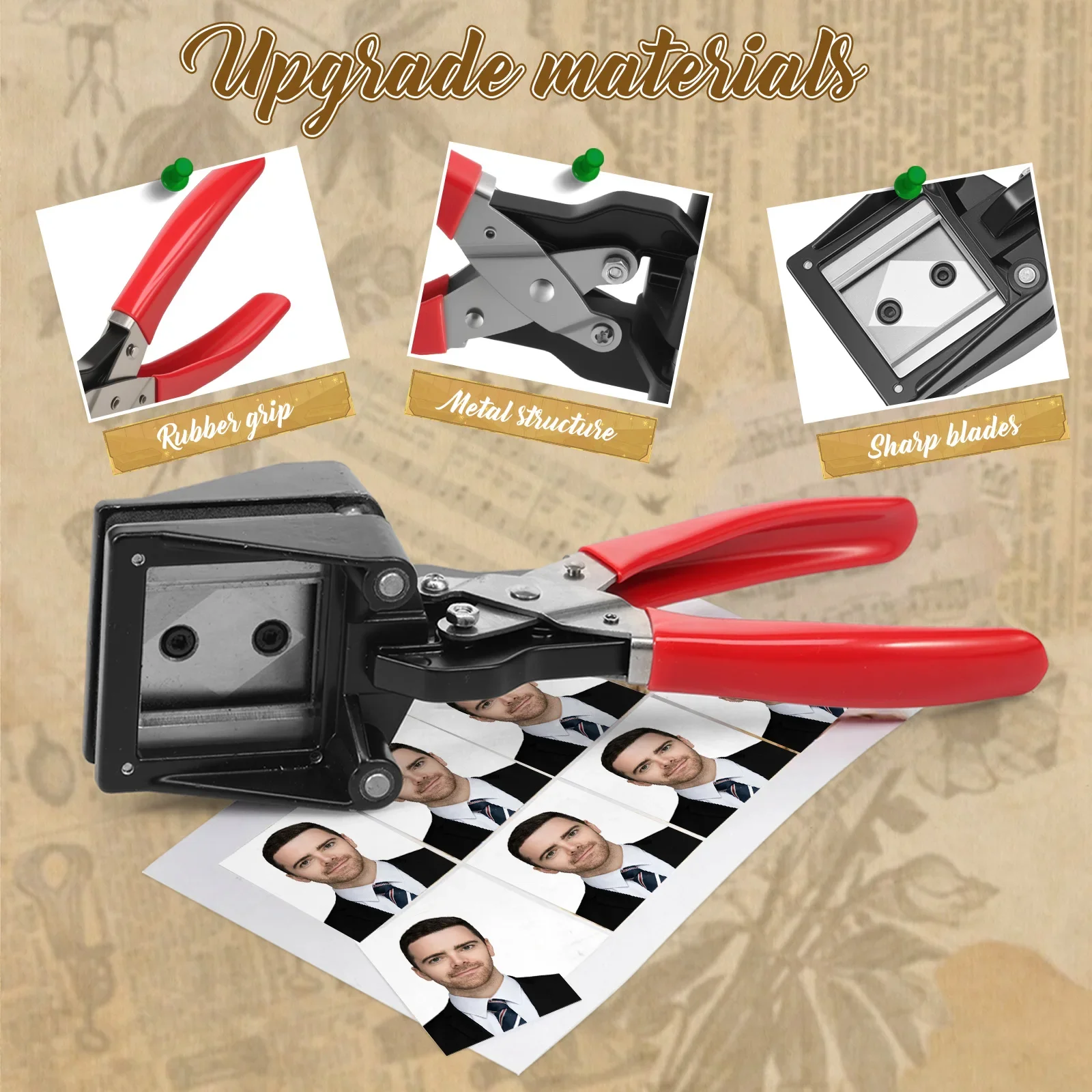 Handheld Passport Photo Cutter - Home Office For Passport 评论和价格