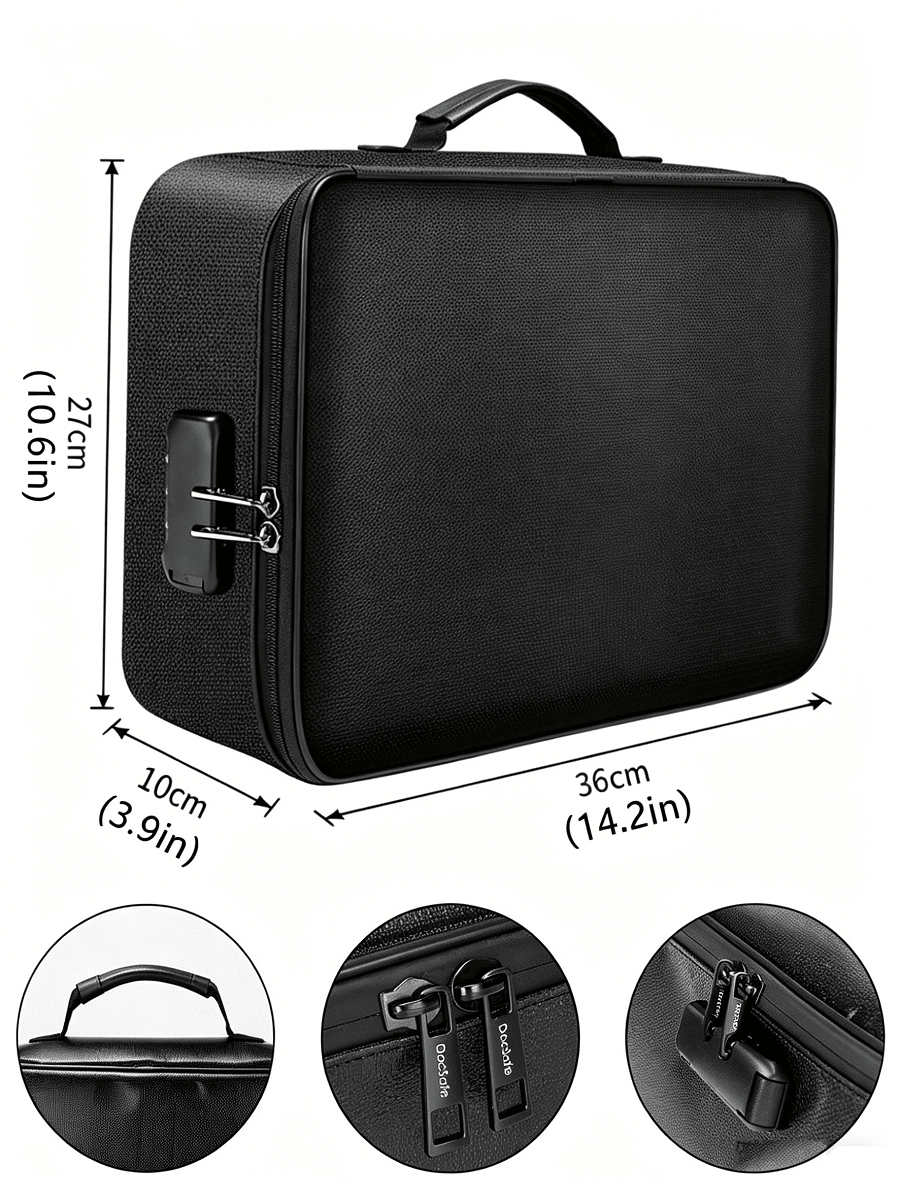 Large Capacity Brief Case, Fir - Home Office For Passport 评论和价格